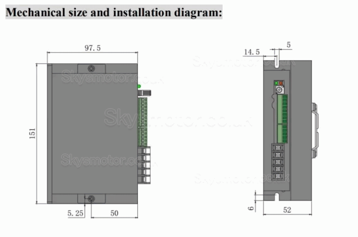 Brushless DC Motor Driver Controller BLD-750 18~50VDC for 3 Phase 24V/48V 600W/750W BLDC DC Motor